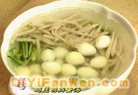 雞絲鵪鶉蛋湯