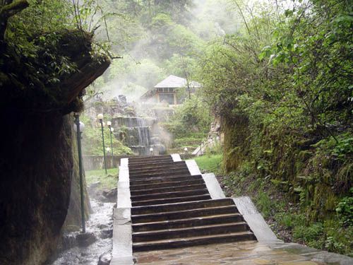 海螺溝冰川森林公園圖片