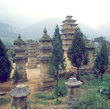 嵩山塔林圖片