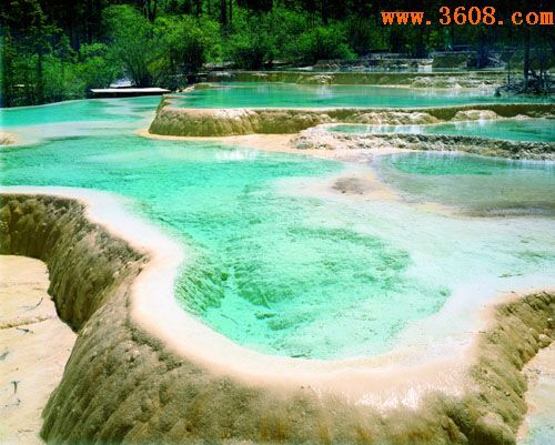 九寨溝風景神仙池圖片
