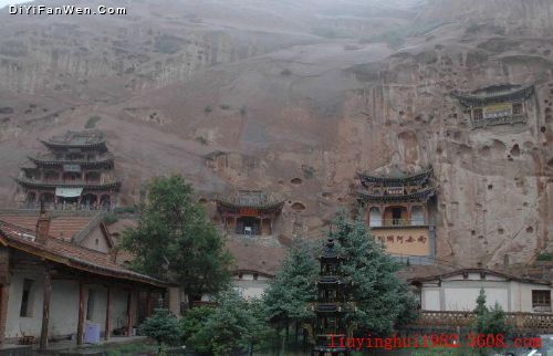 甘肅馬蹄寺圖片