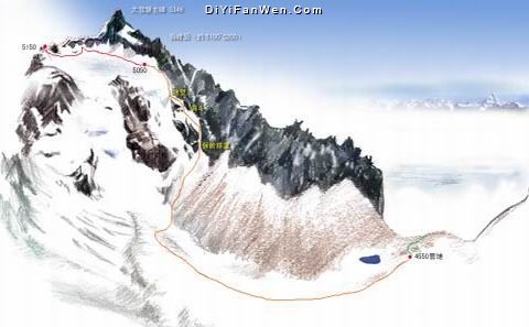 西嶺雪山圖片