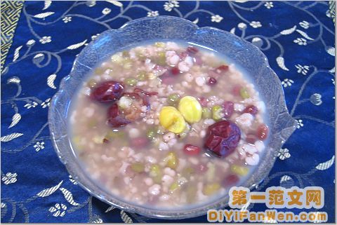 豆仁粳米八寶粥