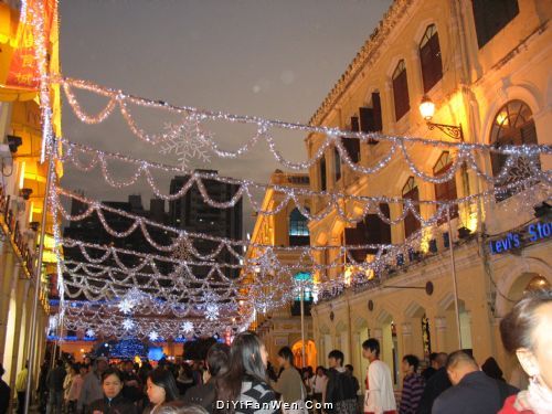 澳門美麗夜景圖片