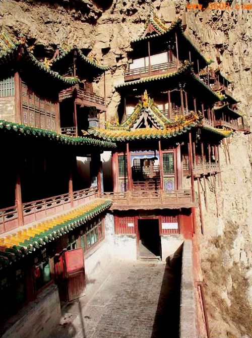 恆山懸空寺圖片