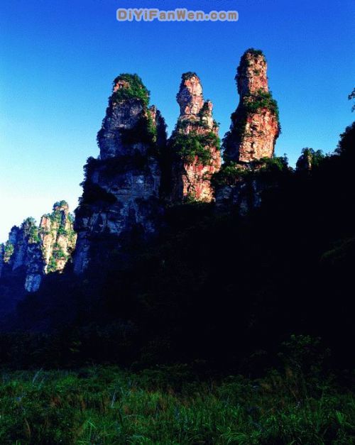 索溪峪自然保護區風景圖片