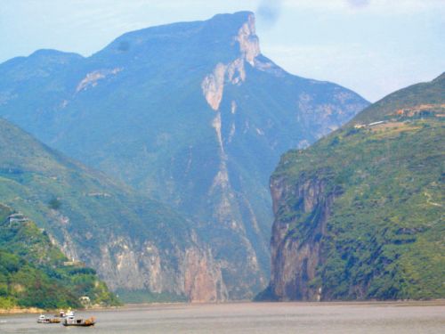 長江三峽瞿塘峽圖圖片