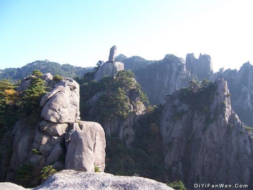 黃山美景圖片