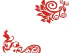 黑板報花邊：紅花