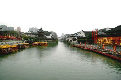 秦淮河風光圖片