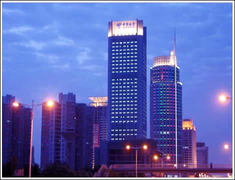 西安高新區夜景圖片