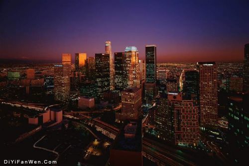 璀璨的波士頓夜景圖片