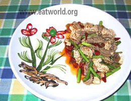 豉汁蒸盤龍鱔(圖)