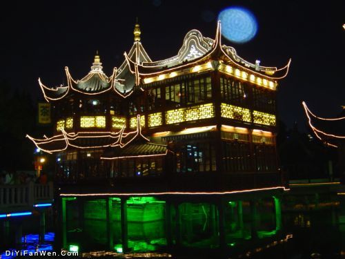 城隍夜景圖片