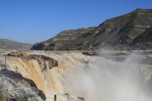 黃河壺口圖片