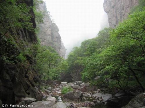 山西曆山風光圖片