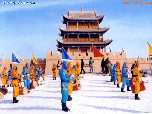 嘉峪關關城圖片