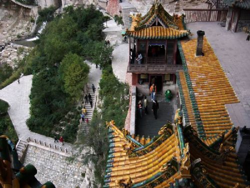 恆山懸空寺圖片