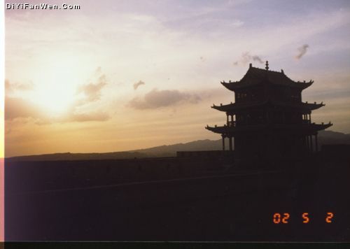 嘉峪關關城圖片