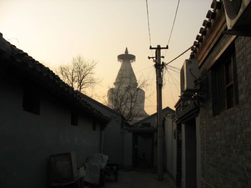 我眼中的北京之白塔寺白塔及周邊胡同圖片