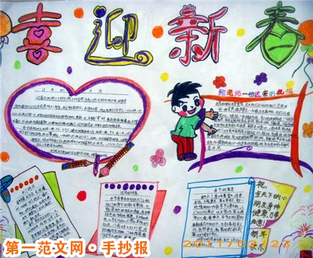 春節手抄報：過春節