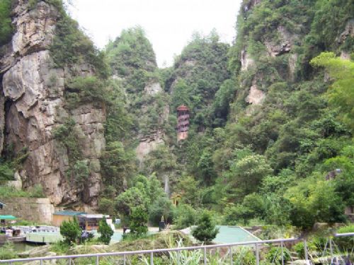 張家界土家風情園風景圖片
