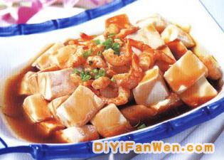 紅燒蝦米豆腐