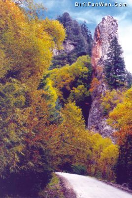神話般的綠色山谷—吐魯溝圖片