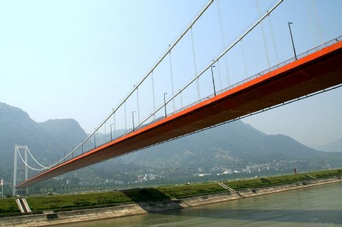 長江三峽白帝城風情圖片