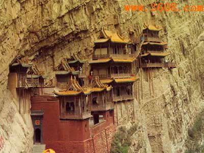 恆山懸空寺圖片