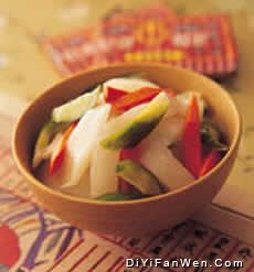 三色泡菜
