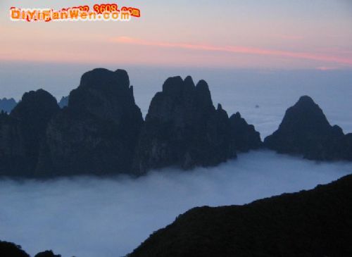 廣西金秀蓮花山圖片