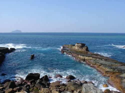 台灣基隆海岸風光圖片