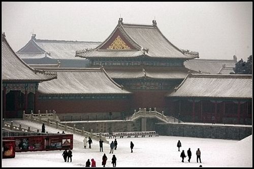白雪飄飄的北京圖片
